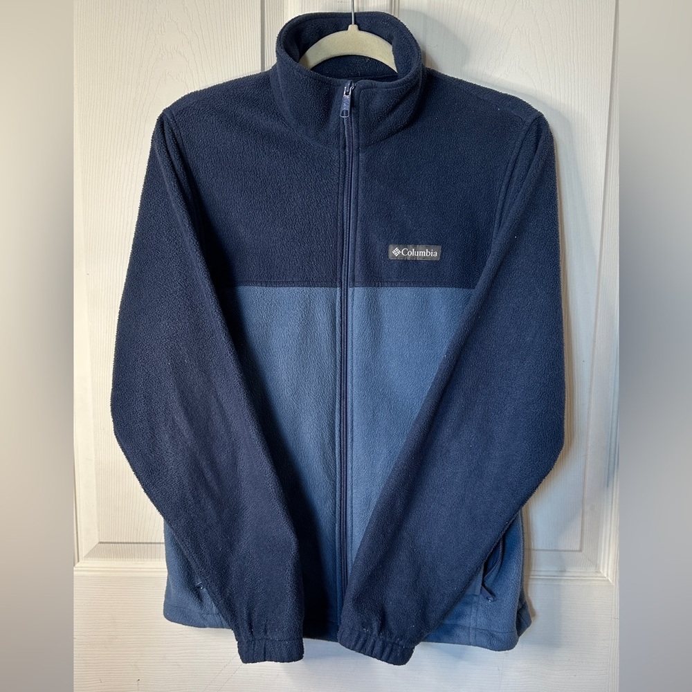 Columbia Navy and Blue Fleece Jacket